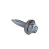 Samozávrtná skrutka bimetalová, 6x25mm, s podložkou s priemerom 16mm, pre plechy do 2mm