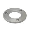 Kotviaca platňa (ø 80x6mm) na trubku ø 42.4mm (otvor ø 42.6mm), brúsená nerez K320 /AISI304