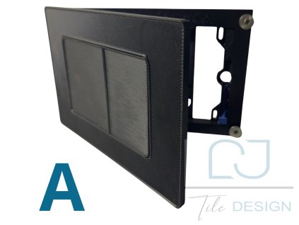 A button for the WC flush plate compatible with TECE  under the squeegee