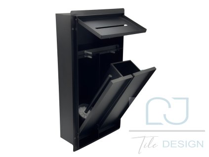 Dvoukomorový koš+wc papír+wc tyč 1