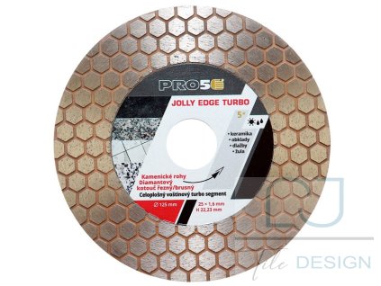 kotouc rezny brusny diamantovy pro5 jolly edge turbo 125 mm