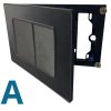 Geberit Sigma a button for the WC flush plate compatible with Geberit Sigma  under the squeegee