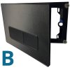 ALCAPLAST a button for the WC flush plate compatible with ALCAPLAST  under the squeegee