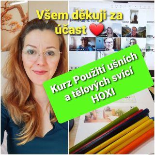 🍀Online terapeutické kurzy osobního rozvoje a moc milá skupina terapeutek na kurzu Ušní a tělové svíčky HOXI Všem děkuji...