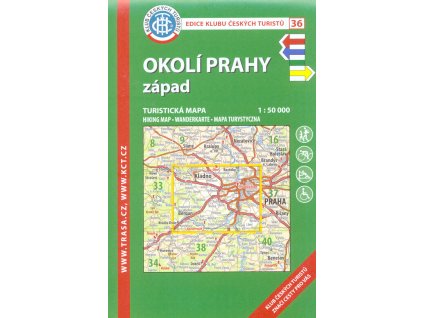 Okolí Prahy - západ : turistická mapa 1:50 000