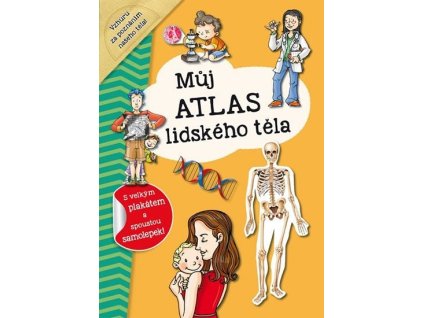 106010 muj atlas lidskeho tela plakat a samolepky