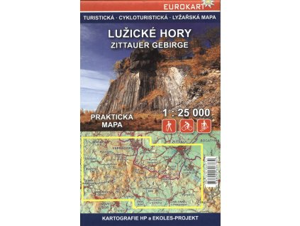 Lužické hory, Zittauer Gebirge 1:25 000