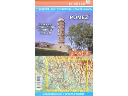 Pomezí : Český ráj, Jizerské hory, Krkonoše : turistická, cykloturistická, lyžařská mapa 1:25 000: