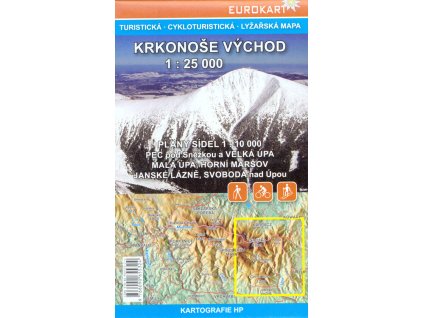 Krkonoše východ : turistická mapa, cykloturistická a lyžařská mapa 1:25 000