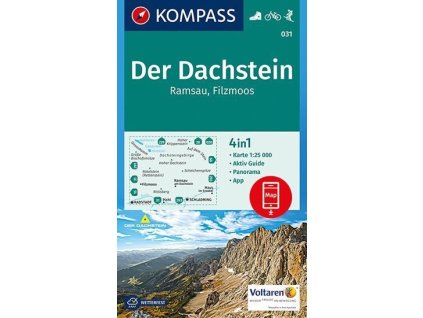 107093 der dachstein ramsau filzmoos 1 25 000 turisticka mapa kompass 031