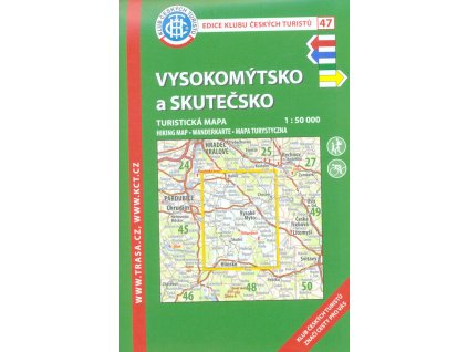 Vysokomýtsko a Skutečsko: turistická mapa 1:50 000