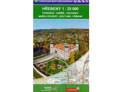 Hřebeny 1:25 000 / 67 Turistické mapy pro každého