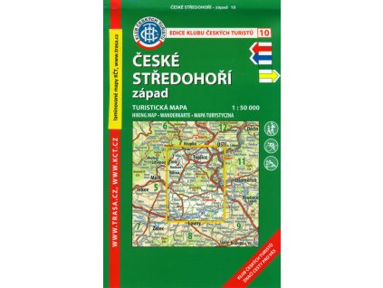 České středohoří - západ : turistická mapa 1:50 000
