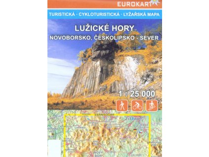 Lužické hory : Novoborsko, Českolipsko-sever : 1:25 000 : turistická, cykloturistická, lyžařská mapa