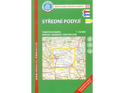 Střední Podyjí : turistická mapa 1:50 000