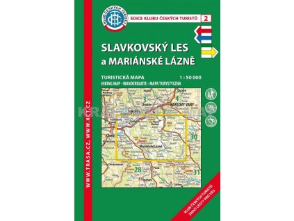Slavkovský les a Mariánské Lázně : turistická mapa 1:50 000