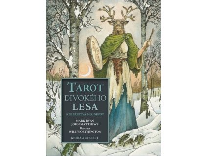 117908 tarot divokeho lesa kde prebyva moudrost kniha 78 karet
