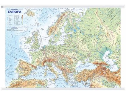 119174 evropa obecne zemepisna mapa office nastenna 1 4 500 000 s listami v tubusu