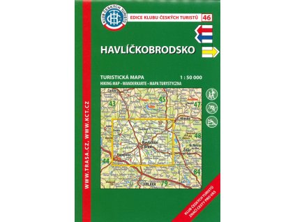 Havlíčkobrodsko : turistická mapa 1:50 000