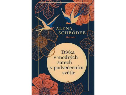 Dívka v modrých šatech v podvečerním světle