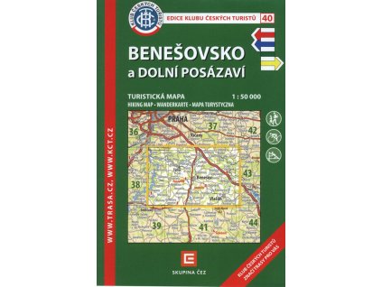 Benešovsko a Dolní Posázaví : turistická mapa 1:50 000