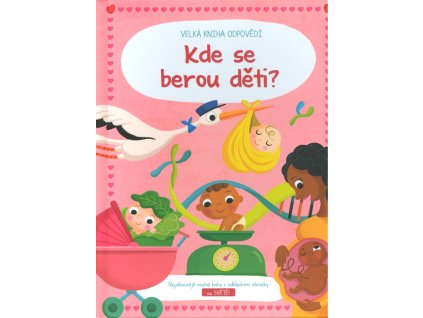 Kde se berou děti? : velká kniha odpovědí : nejzábavnější naučná kniha s odklápěcími obrázky na světě