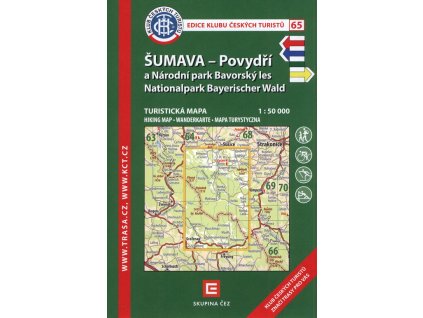 Šumava - Povydří : a Národní park Bavorský les = Nationalpark Bayerischer Wald : turistická mapa 1:50 000