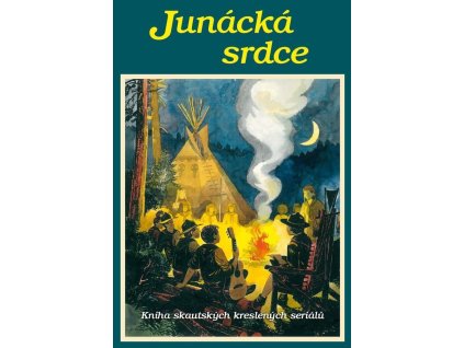 141686 junacka srdce kniha skautskych kreslenych serialu