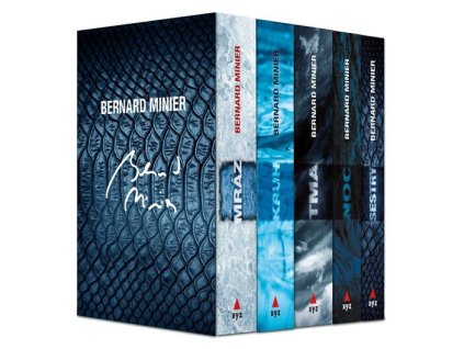 5 x Bernard Minier - box Mráz, Kruh, Tma, Noc, Sestry