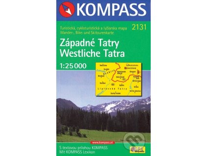 Západné Tatry Westliche Tatra : 1:25 000