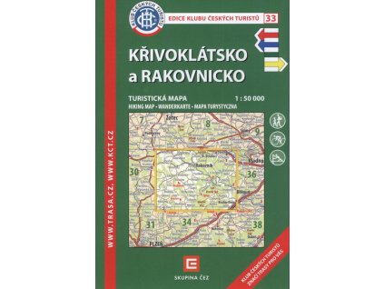 Křivoklátsko a Rakovnicko : turistická mapa 1:50 000