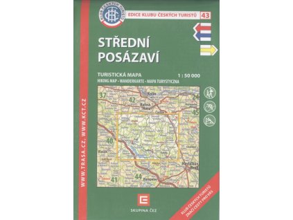 Střední Posázaví : turistická mapa 1:50 000