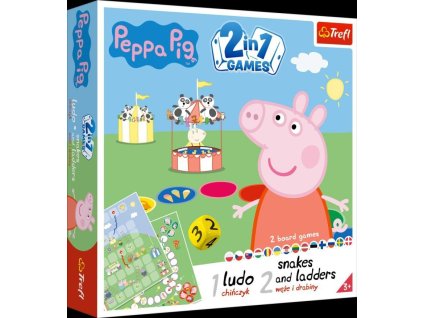 152075 hra prasatko peppa 2v1 clovece nezlob se a hadi a zebriky