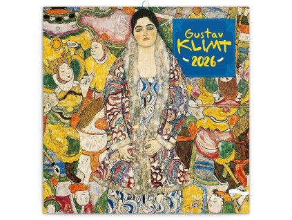 Kalendář 2026 poznámkový: Gustav Klimt, 30 x 30 cm