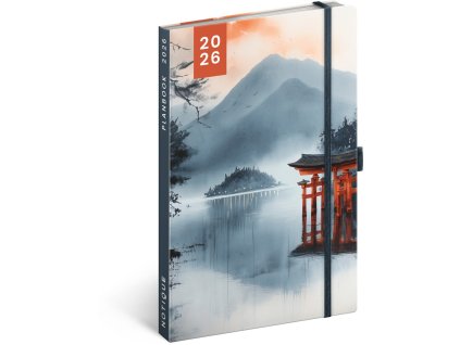 Diář 2026: Planbook - Japonsko, 13 x 21 cm
