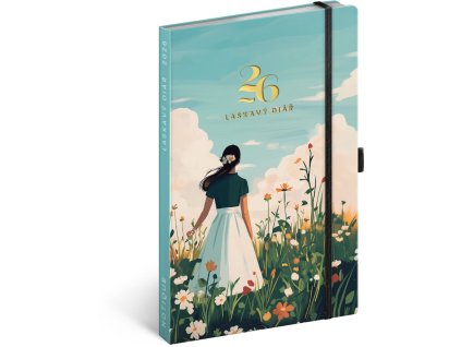 Diář 2026: Laskavý - týdenní, 13 x 21 cm