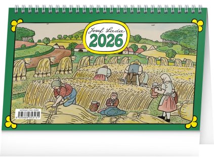 Kalendář 2026 stolní: Josef Lada, 23,1 x 14,5 cm