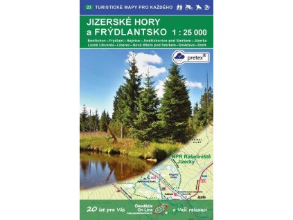 Jizerské hory 1:25 000 / 23 Turistické mapy pro každého
