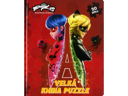 Kouzelná Beruška a Černý Kocour - Velká kniha puzzle
