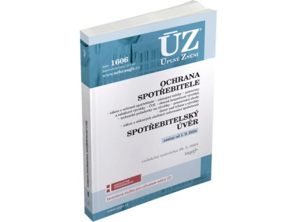 ÚZ 1606 Ochrana spotřebitele, spotřebitelský úvěr, požadavky na výrobky, ČOI, Služby informační společnosti