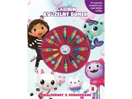 Gábinin kouzelný domek - Omalovánky s voskovkami