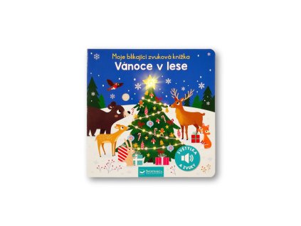 Moje blikající zvuková knížka Vánoce v lese