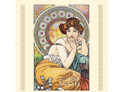Kalendář 2026 Alfons Mucha, nástěnný, 33 x 33 cm
