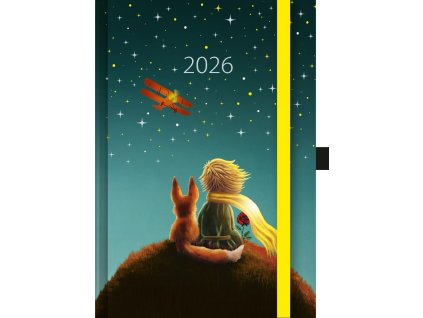Týdenní diář 2026 - Art Malý princ s gumičkou (A5)