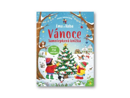 Ema a Kuba Vánoce - Samolepková knížka