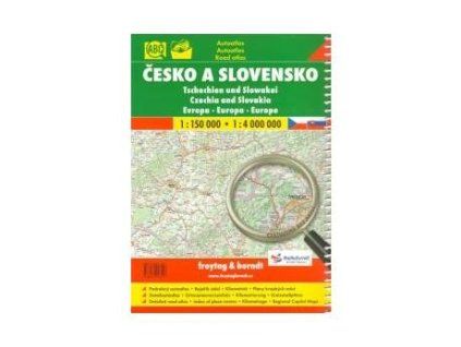 Česko a Slovensko 1:150 000 autoatlas