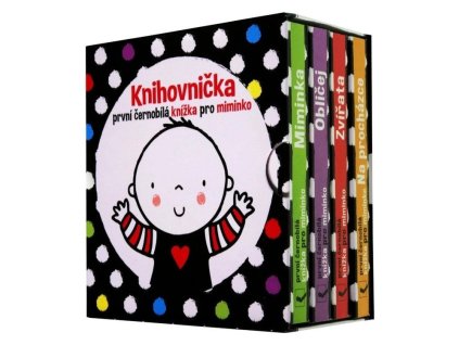 Knihovnička - První černobílé knížky pro miminko