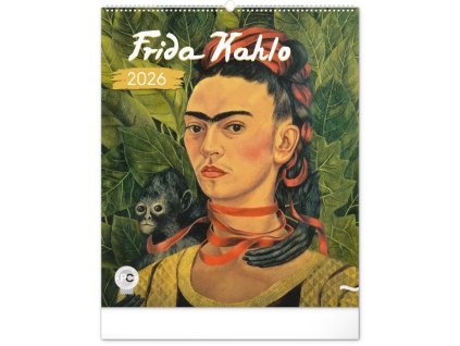 Kalendář 2026 nástěnný: Frida Kahlo, 48 x 56 cm