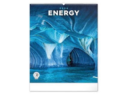 Kalendář 2026 nástěnný: Energie, 48 x 56 cm