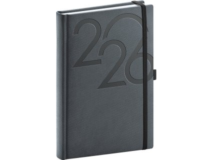 Diář 2026: Ajax - černý, denní, 15 x 21 cm